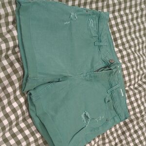 Old Navy Teal Denim Shorts